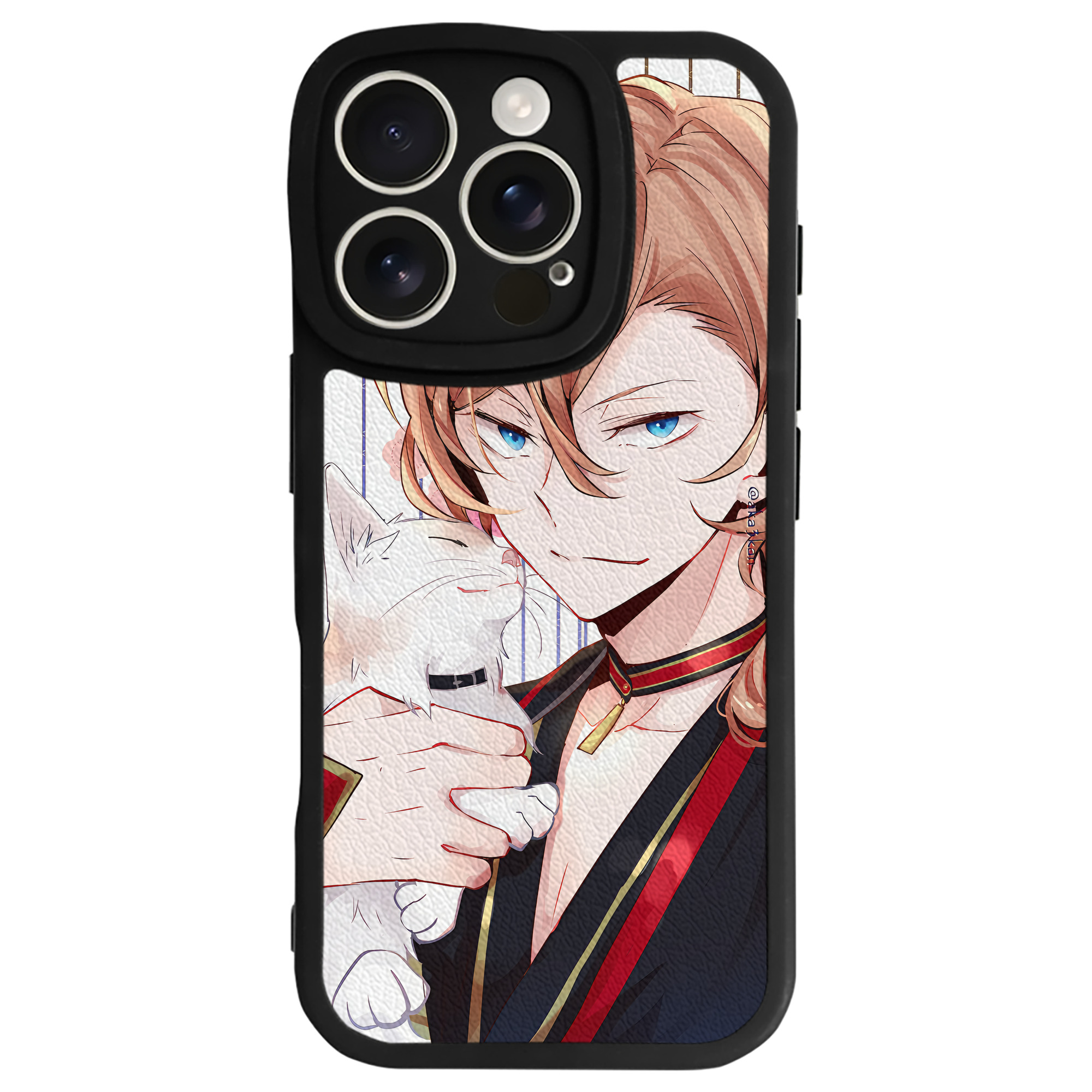 （画像用） 文豪ストレイドッグス Bungo Stray Dogs 【iPhone 16シリーズ対応】シリコンスマホケース（レザー調） 材質：シリコン